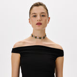 FROG DIAMANTE CHOKER