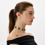 FROG DIAMANTE CHOKER