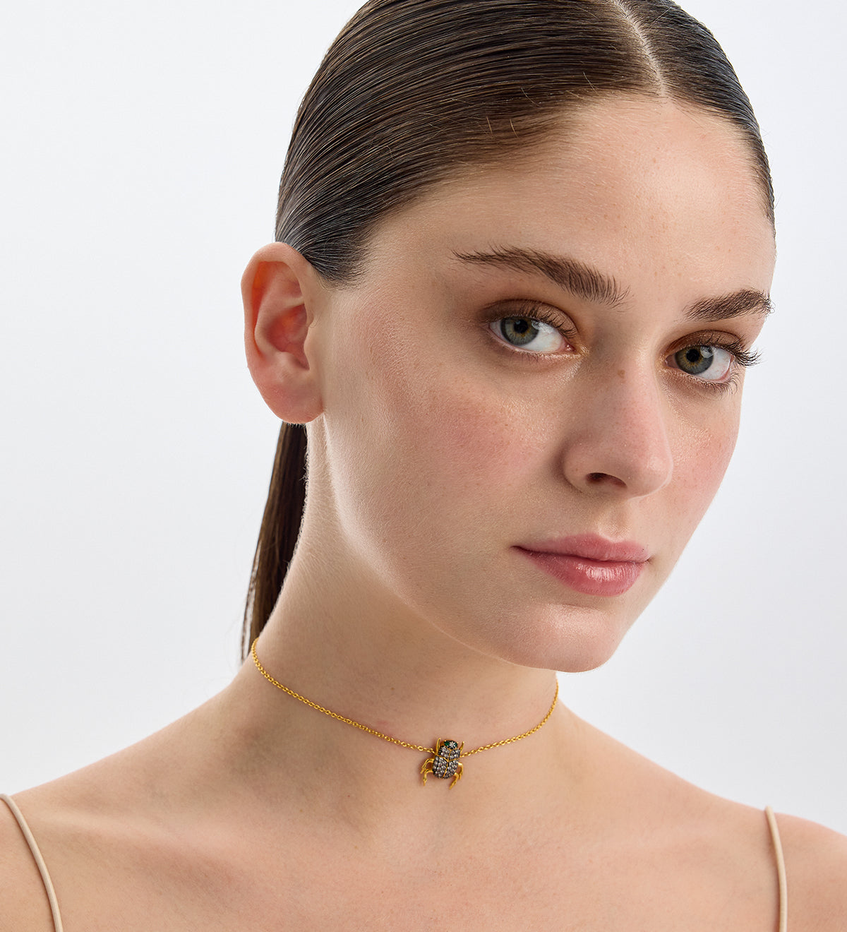 BEGÜM KHAN Scarab Invisible Choker