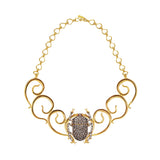 SCARAB MEDUSA KOLYE