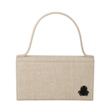 TORTOISE BYZANTINE LINEN ÇANTA