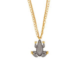 FROG DOUBLE CHAIN KOLYE