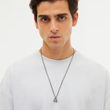 SCARAB DOUBLE CHAIN KOLYE