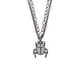 SCARAB DOUBLE CHAIN KOLYE