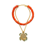 TARTARUGA CORAL KOLYE